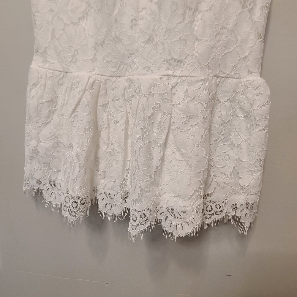 NWT Petal & Pup White Lace Long Sleeve Dress Size Small - Picture 12 of 12